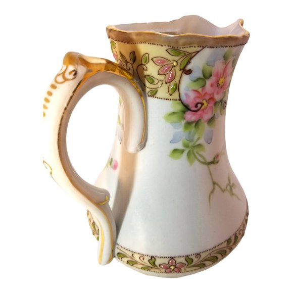 Antique NIPPON Hot Chocolate/Tea /Coffee POT Hand-Painted Japan Circa 1899-1921 - Picture 3 of 16